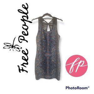 Free People NWOT Digital Tapestry Dress M